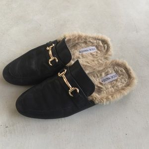 Steve Madden faux fur loafer size 10M